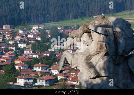 Bulgarien, Mittelgebirge, Koprivshtitsa, Denkmal für bulgarische Unabhängigkeit Revolutionsführer Georgi Benkovski Stockfoto