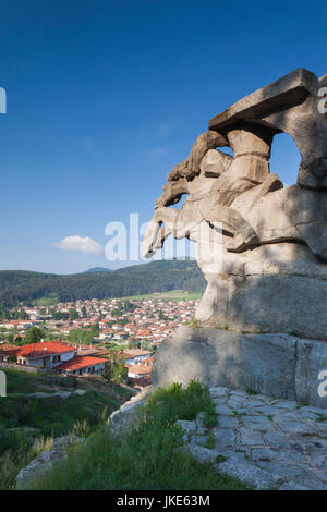 Bulgarien, Mittelgebirge, Koprivshtitsa, Denkmal für bulgarische Unabhängigkeit Revolutionsführer Georgi Benkovski Stockfoto