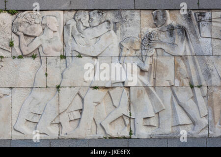 Bulgarien, Mittelgebirge, Shumen, Partisanen Denkmal Stockfoto