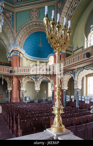 Bulgarien, Sofia, Sofia Synagoge, erbaut 1909, zweite größte sephardische Synagoge in Europa, Innenraum Stockfoto