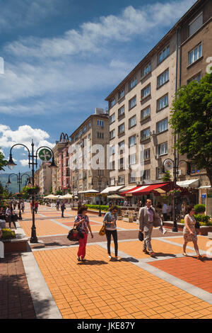 Bulgarien, Sofia, Vitosha Boulevaard, Fußgängerzone Stockfoto