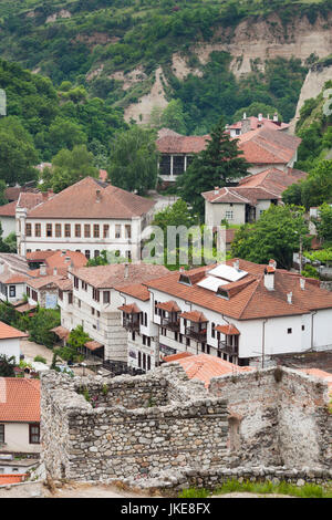 Bulgarien, südlichen Berge, Melnik, osmanischen Stadt, erhöht, Ansicht Stockfoto