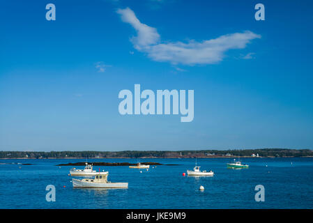 USA, Maine, Five Islands, Hummer Flotte Stockfoto