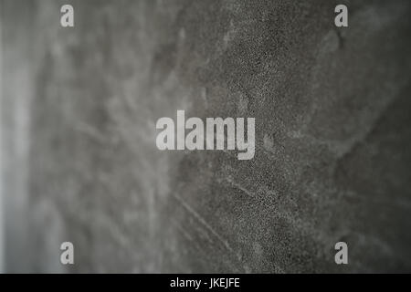 Winkel-Schuss neue Betonwand mit flachen Fokus Stockfoto