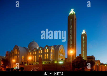 Aegypten, Assuan, Koptisch-Orthodoxe Kathedrale Stockfoto