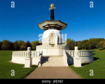 Milton Keynes Frieden Pagode Stockfoto