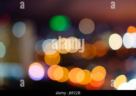 Bunte defokussierten Hintergrund der Lichter Stockfoto