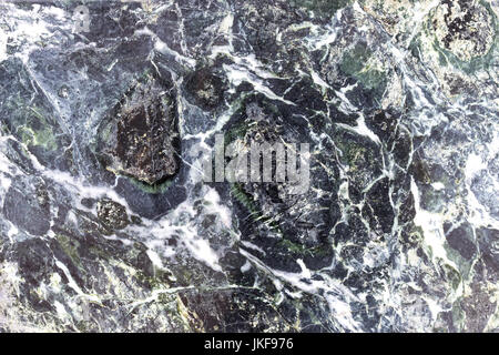 Kontrastreich Stein Hintergrund mit Rissen, schwarzen Marmor Stockfoto