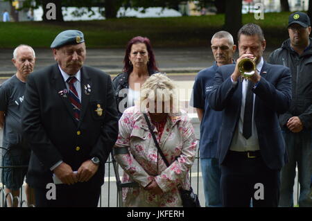 London, UK. 22. Juli 2017. Hyde Park Gerechtigkeit Kampagne. Bildnachweis: Mark Leishman/Alamy Live-Nachrichten Stockfoto