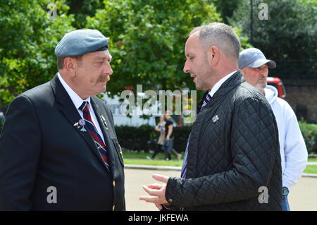 London, UK. 22. Juli 2017. Hyde Park Gerechtigkeit Kampagne. Bildnachweis: Mark Leishman/Alamy Live-Nachrichten Stockfoto