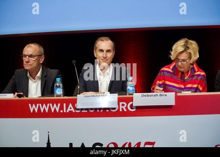 Paris, Frankreich, IAS, International AIDS Society Meeting, HIV-Präventionsspezialisten, PREP hiv AIDS Research, Clinical Trials » Jean Michel Molina « International Aids Conference Stockfoto