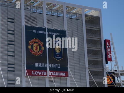 Santa Clara, Kalifornien, USA. 23. Juli 2017. Levi Stadium vor dem Spiel zwischen Manchester United und Real Madrid-Credit: Rob Sirota/ZUMA Draht/Alamy Live News Stockfoto