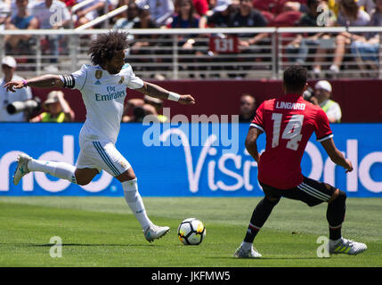 Santa Clara, Kalifornien, USA. 23. Juli 2017. Real Madrid-Verteidiger Marcelo (12) während des Spiels zwischen Manchester United und Real Madrid-Credit: Rob Sirota/ZUMA Draht/Alamy Live News Stockfoto