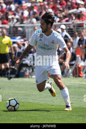 Santa Clara, Kalifornien, USA. 23. Juli 2017. Real Madrid Mittelfeldspieler Gareth Bale (11) während des Spiels zwischen Manchester United und Real Madrid-Credit: Rob Sirota/ZUMA Draht/Alamy Live News Stockfoto