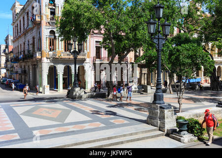 Paseo del Prado Boulevard, Alt-Havanna, Kuba Stockfoto