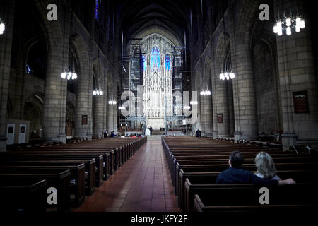 New York City, Manhattan, Innenraum der Kirche Saint Thomas auf der 5th Avenue Stockfoto