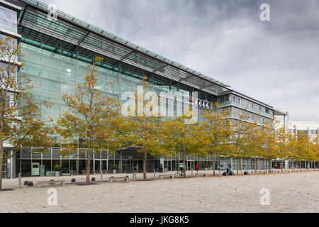 Deutschland, Bayern, Ingolstadt, Gebäude des Automobilherstellers Audi Stockfoto