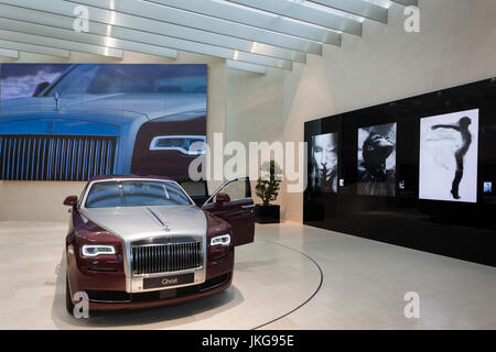 Deutschland, Bayern, München, BMW Welt Unternehmen Showroom, 2015 Rolls-Royce Silver Ghost Stockfoto