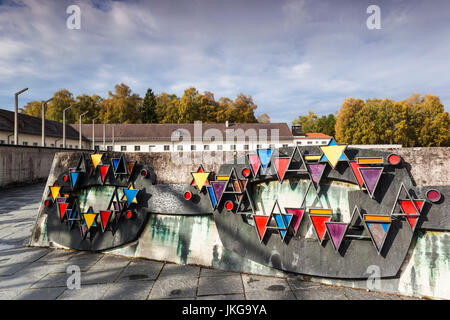 Deutschland, Bayern, München - Dachau, WW-2 Ära Nazi Konzentrationslager, Denkmal Stockfoto