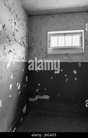 Deutschland, Bayern, München - Dachau, WW-2 Ära Nazi Konzentration Lager, Gefängnis, Zelle Stockfoto
