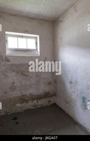 Deutschland, Bayern, München - Dachau, WW-2 Ära Nazi Konzentration Lager, Gefängnis, Zelle Stockfoto