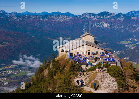 Deutschland, Bayern, Obersalzberg, Kehlsteinhaus, Teehaus für Adolf Hilter, Kehlsteinhaus, auf Kehlstein Berg gebaut Stockfoto