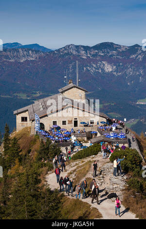 Deutschland, Bayern, Obersalzberg, Kehlsteinhaus, Teehaus für Adolf Hilter, Kehlsteinhaus, auf Kehlstein Berg gebaut Stockfoto