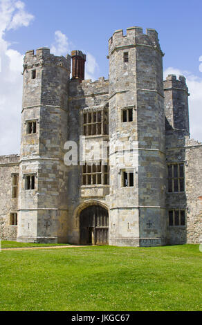 Die antiken Ruinen des the13th Jahrhunderts Tudor Abtei Titchfield, Fareham in Hampshire im New Forest im Süden Englands Stockfoto