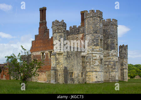 Die antiken Ruinen des the13th Jahrhunderts Tudor Abtei Titchfield, Fareham in Hampshire im New Forest im Süden Englands Stockfoto