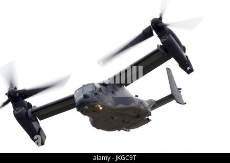 United States Marine Corps Bell Boeing V-22 Osprey tiltrotor Militärflugzeuge der RIAT 2017 Stockfoto