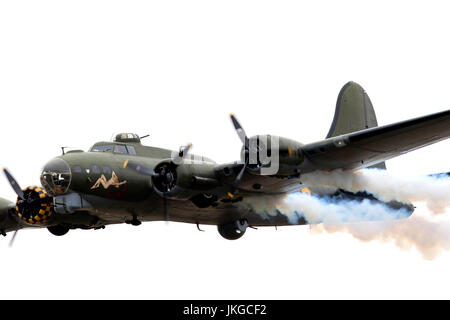 Boeing B17 Flying Fortress Sally B bei der RIAT 2017 Stockfoto