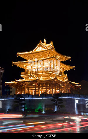 Guilin-Tower befindet sich im Herzen der Innenstadt von Guilin City.  Provinz Guangxi in China Stockfoto