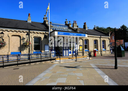 Kings Lynn Bahnhof, Norfolk County; England; UK Stockfoto