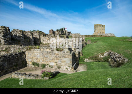 König Johns Kammer Block, Scarborough Schloß, North Yorkshire, England. Stockfoto