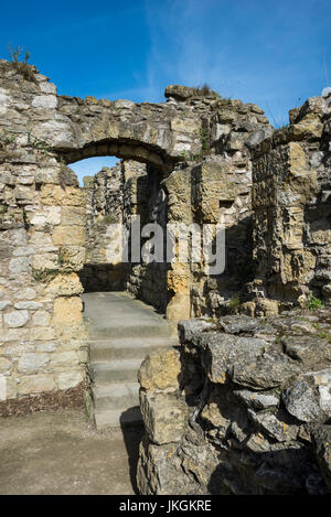 König Johns Kammer Block, Scarborough Schloß, North Yorkshire, England. Stockfoto