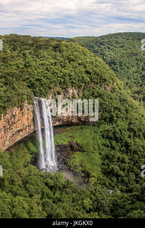 Caracol Wasserfall - Canela, Rio Grande do Sul, Brasilien Stockfoto