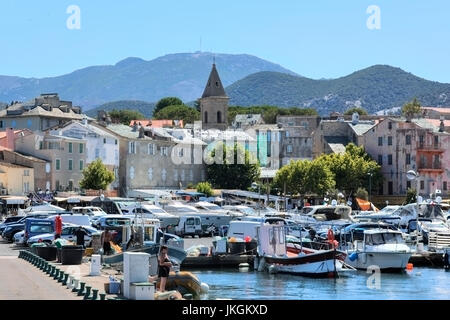 Saint-Florent, Haute-Corse, Korsika, Frankreich Stockfoto