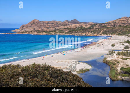 Ostriconi, Agriates, Saint-Florent, Haute-Corse, Korsika, Frankreich Stockfoto