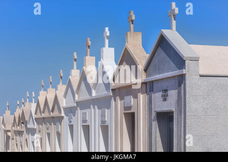 Cimetière Marin, Ville Haute, Bonifacio, Korsika, Frankreich Stockfoto