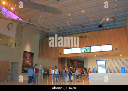 Queensland Museum und Sciencentre in Southbank in Brisbane Australien besuchen Menschen. Stockfoto