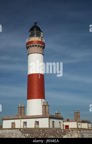 Buchanness Leuchtturm in der Nähe von Peterhead Stockfoto