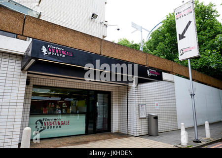 Die Florence Nightingale Museum befindet sich am St. Thomas Hospital, Lambeth Palace Road, London, UK Stockfoto