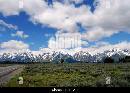 Grand Teton Nationalpark, Jakson Loch Stockfoto