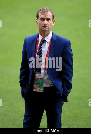 FA technischer Direktor Dan Ashworth vor der UEFA Women's Euro 2017, Spiel der Gruppe D im Rat Verlegh Stadion, Breda. Stockfoto