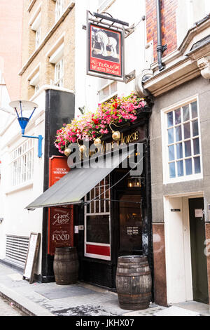 Ye Olde White Horse Gastwirtschaft, St. Clements Lane, London, UK Stockfoto