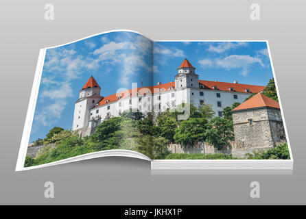 Burg Bratislava Befindet Sich in Bratislava, der Hauptstadt der Slowakei in Europa sterben | Die Burg von Bratislava befindet sich in Bratislava, der Hauptstadt des Sl Stockfoto