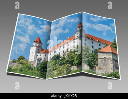 Burg Bratislava Befindet Sich in Bratislava, der Hauptstadt der Slowakei in Europa sterben | Die Burg von Bratislava befindet sich in Bratislava, der Hauptstadt des Sl Stockfoto