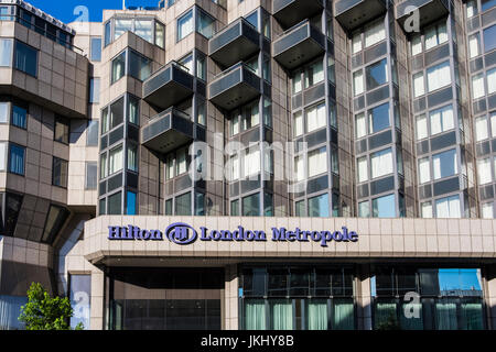 Hilton London Metropole, Edgware Road, London, England, Vereinigtes Königreich Stockfoto