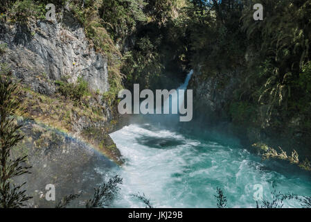 Los Alerces Cascade im Nahuel Huapi Nationalpark, Argentinien Stockfoto