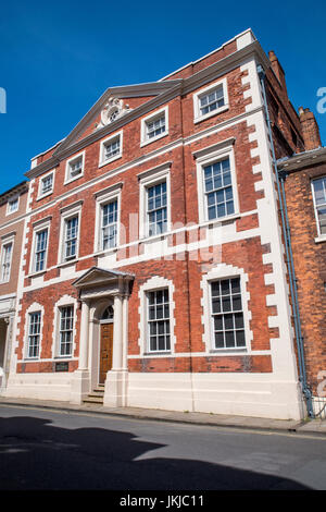 Ein Blick auf das historische Fairfax House befindet sich auf Castlegate in der City of York in England. Stockfoto